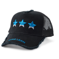 3STAR&STARLEAN LOGO MESH CAP BLUE