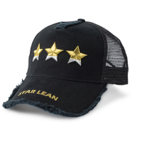 3STAR&STARLEAN LOGO MESH CAP GOLD