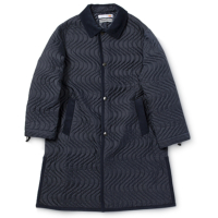 Waves Quilted Overcoat