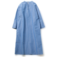 Cotton linen Striped Sack Dress