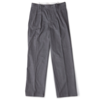Blushed Cotton Gabardine Baggy Trousers