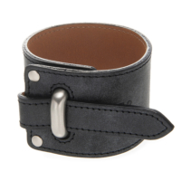 WIDE BRACELET OILED COW LEATHER