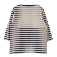 Striped Cotton Jersey Basque Shirt iBluej