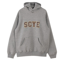 Fleece Back Jersey Printed HoodieiHEATHER GRAYj