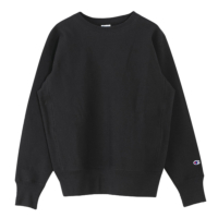 yREVERSE WEAVEzCREW NECK SWEATSHIRTiBLACKEC3-Y032E24AWj