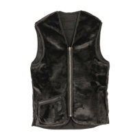 y XyVN[|ΏہzWARM PILE WAISTCOAT ZIP-IN LINERiMLI0004EBLACKj