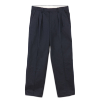 ySPRING 10%OFFN[|ΏہzSan Joaquin Cotton Pleated TrousersiDARK NAVY)